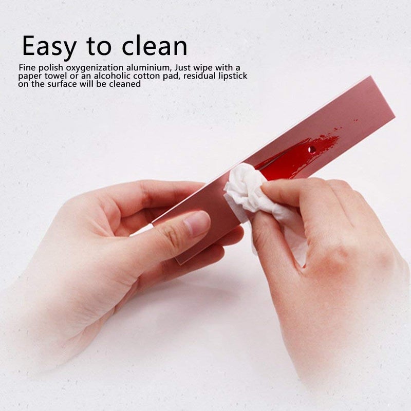 TOPINCN DIY Lipstick Kit, Lip Balm Maker Tool with Silicone for Homemade Cosmetics - Rose Gold Aluminum Alloy Dual-Use Lipstick Making Set - Image 5